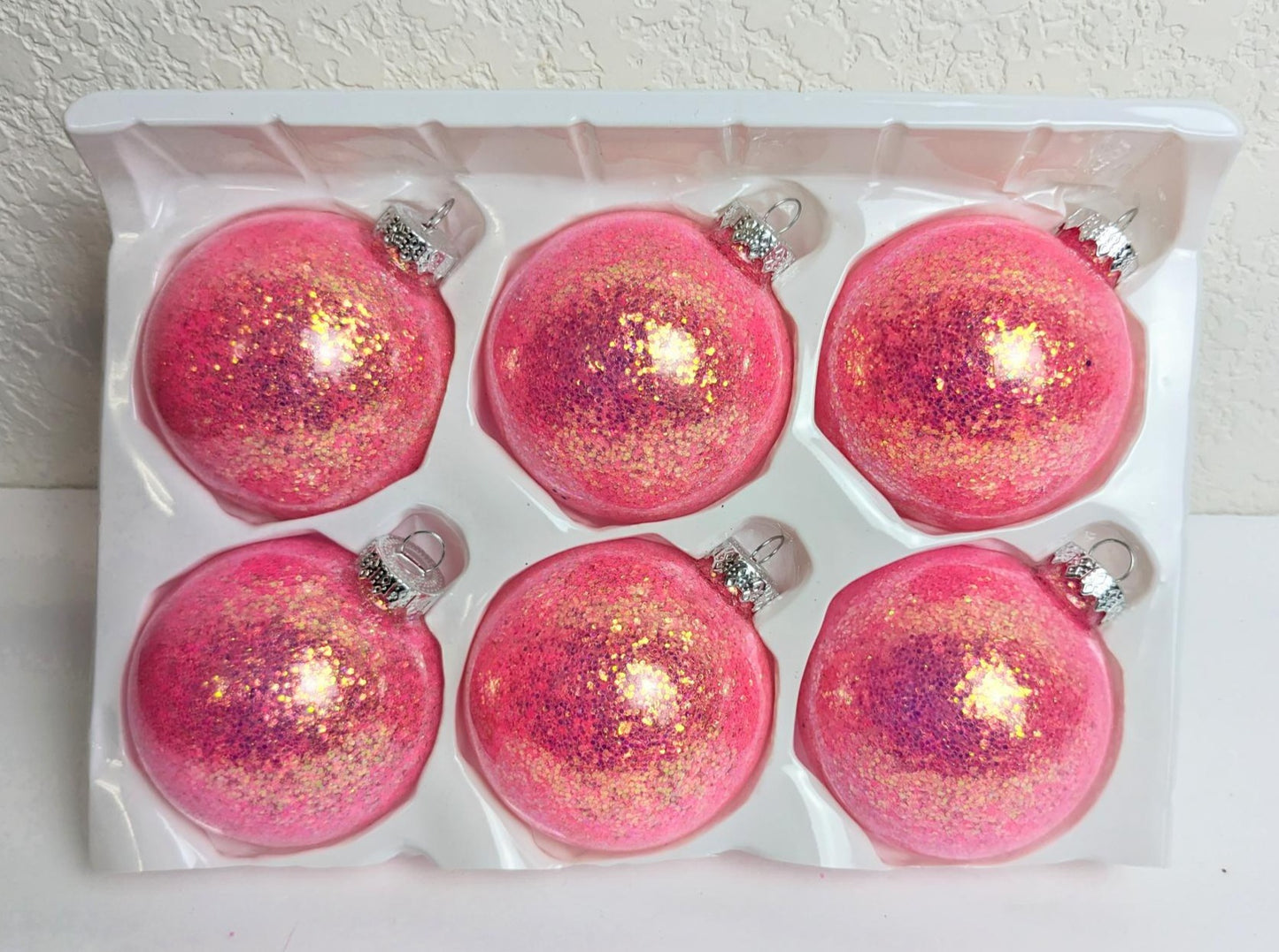 Bubble Gum Pink Christmas Ornaments