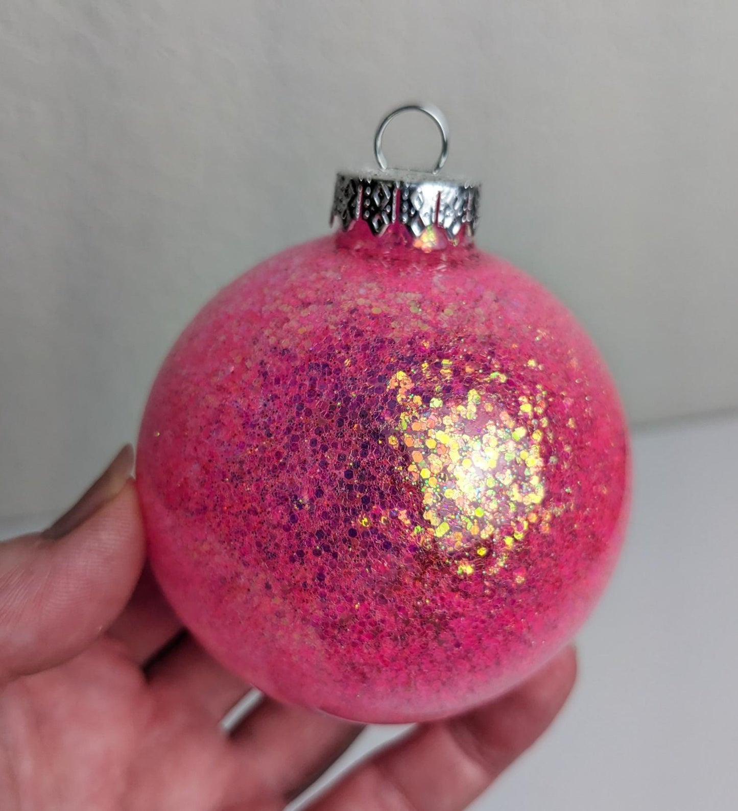 Bubble Gum Pink Christmas Ornaments