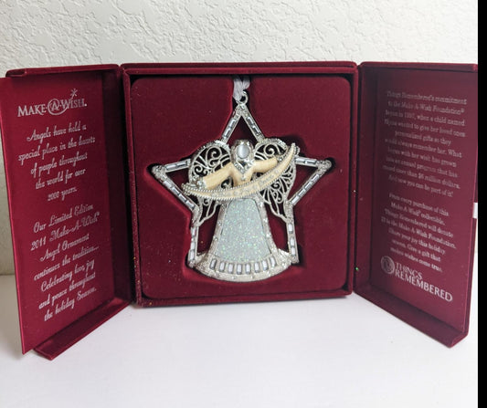 Make A Wish Things Remembered Angel Christmas Ornament