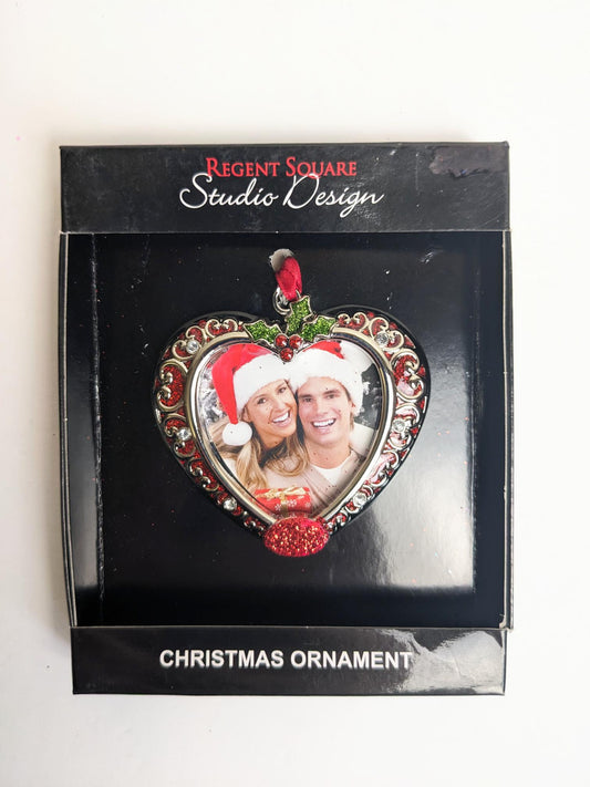 Heart Picture Frame Christmas Ornament