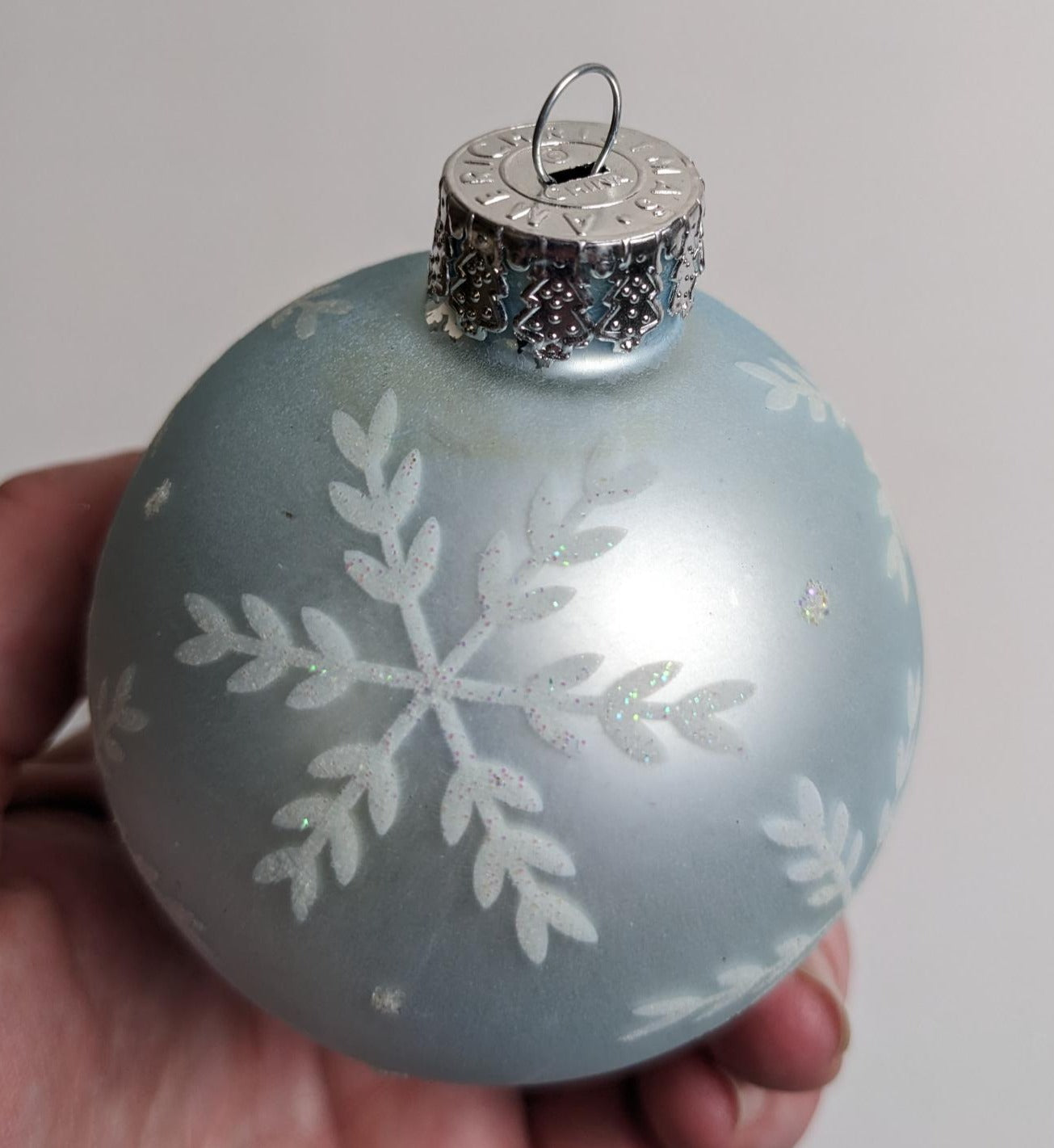 Krebs Blue Vintage Christmas Ornaments