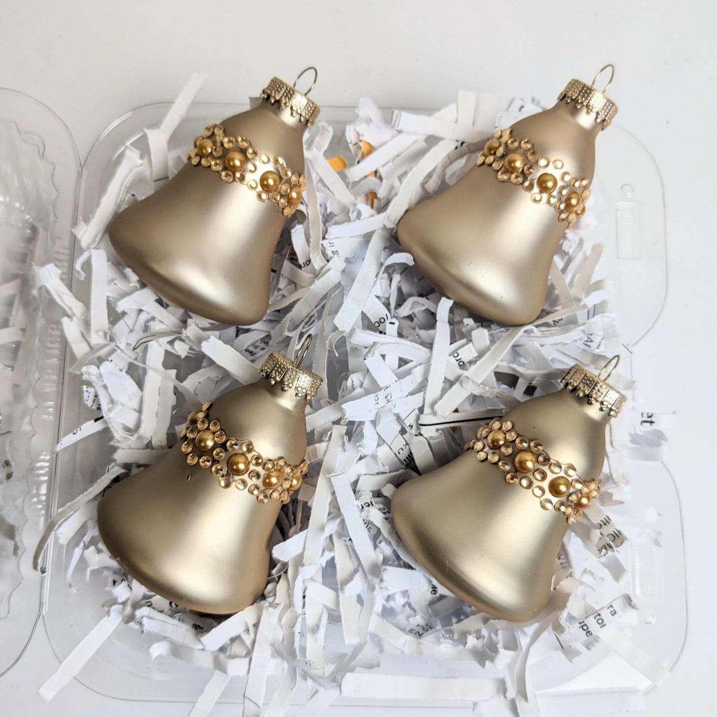 Gold Bell Christmas Ornaments