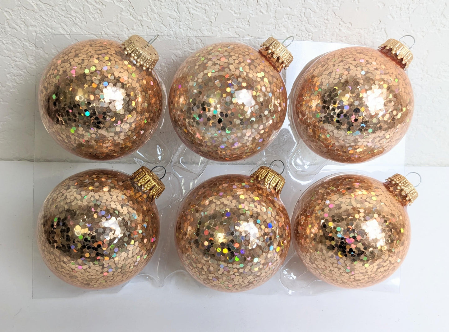 Gold Christmas Ornament Set