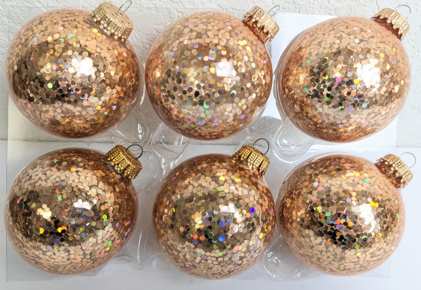 Gold Christmas Ornament Set