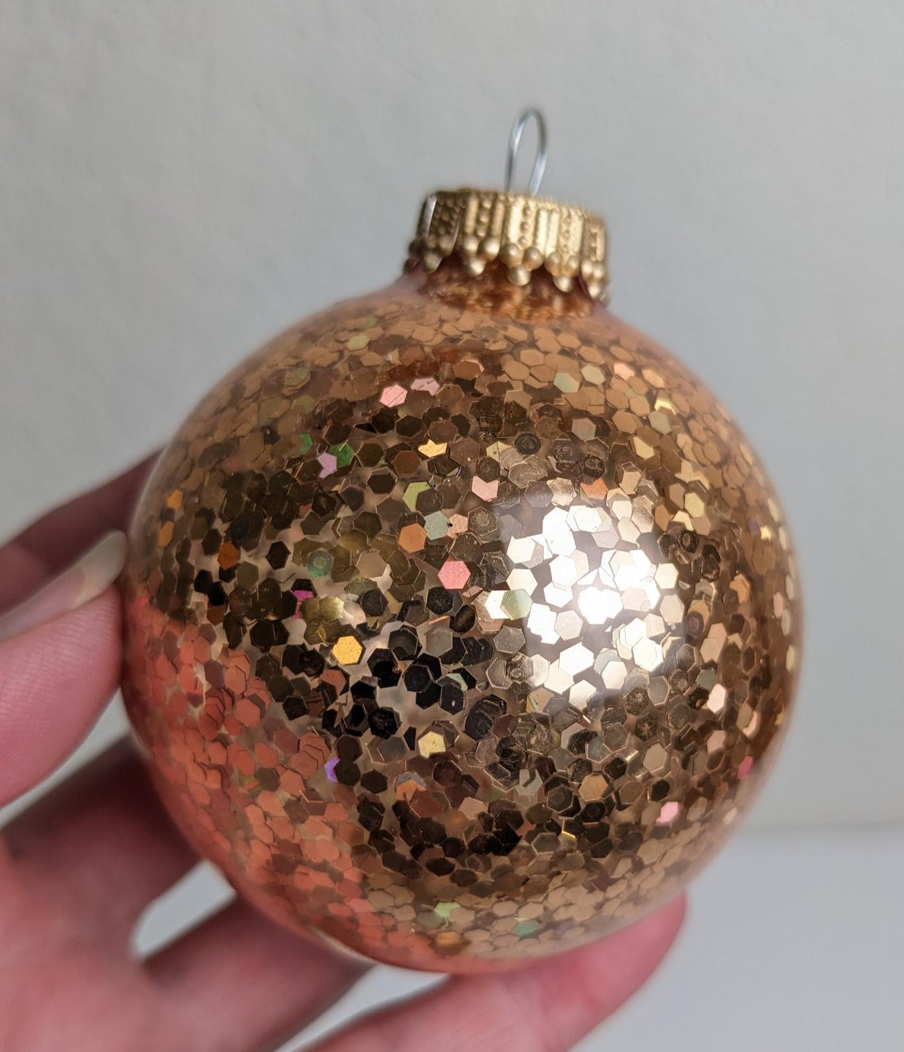 Gold Christmas Ornament Set