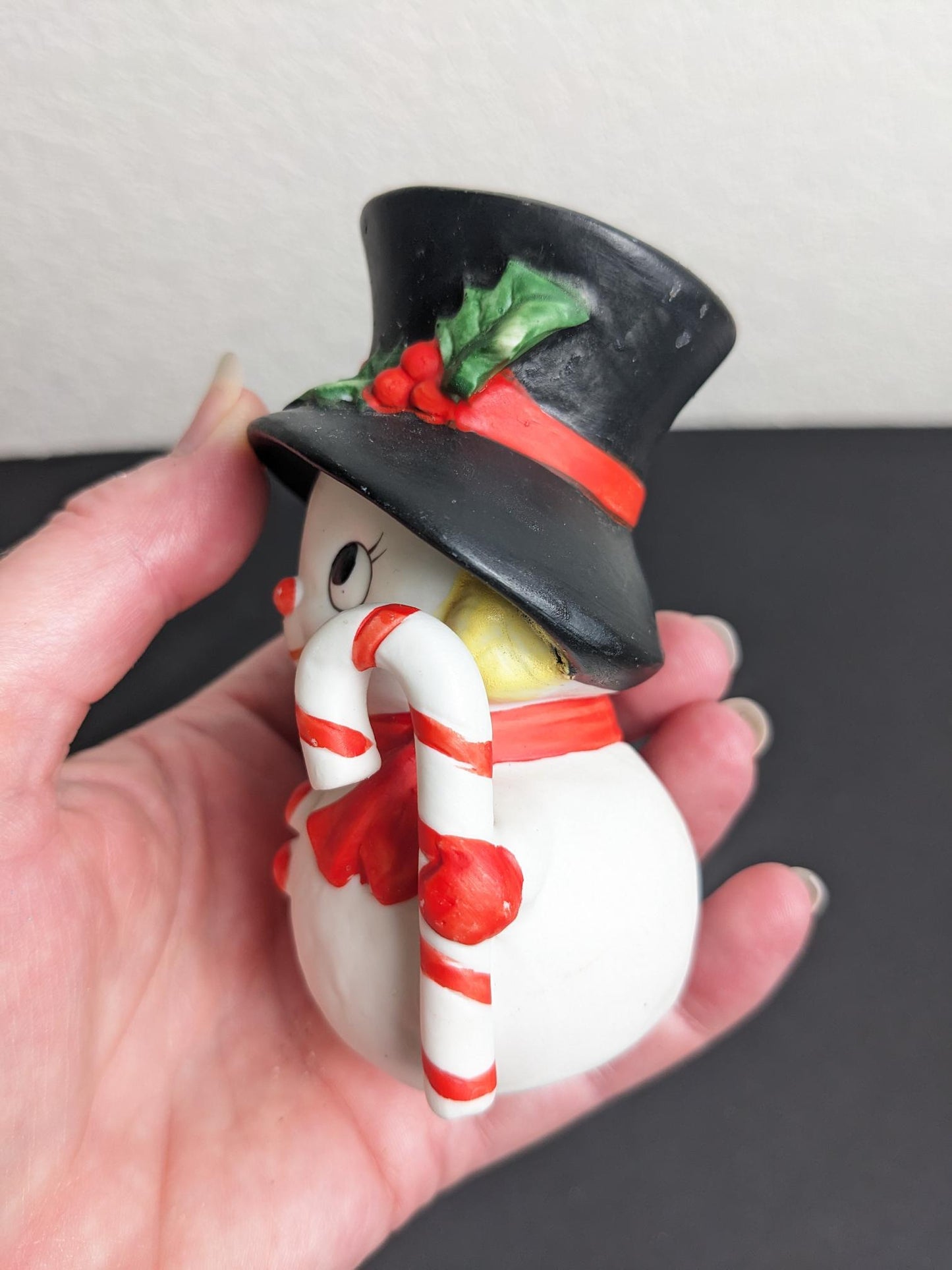 Vintage Homco Snowman Christmas Figurine