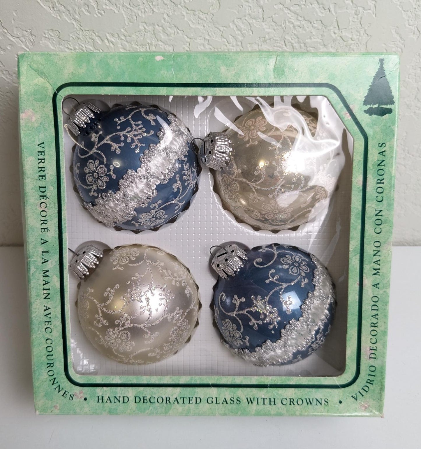 Krebs Victorian Vintage Christmas Ornaments