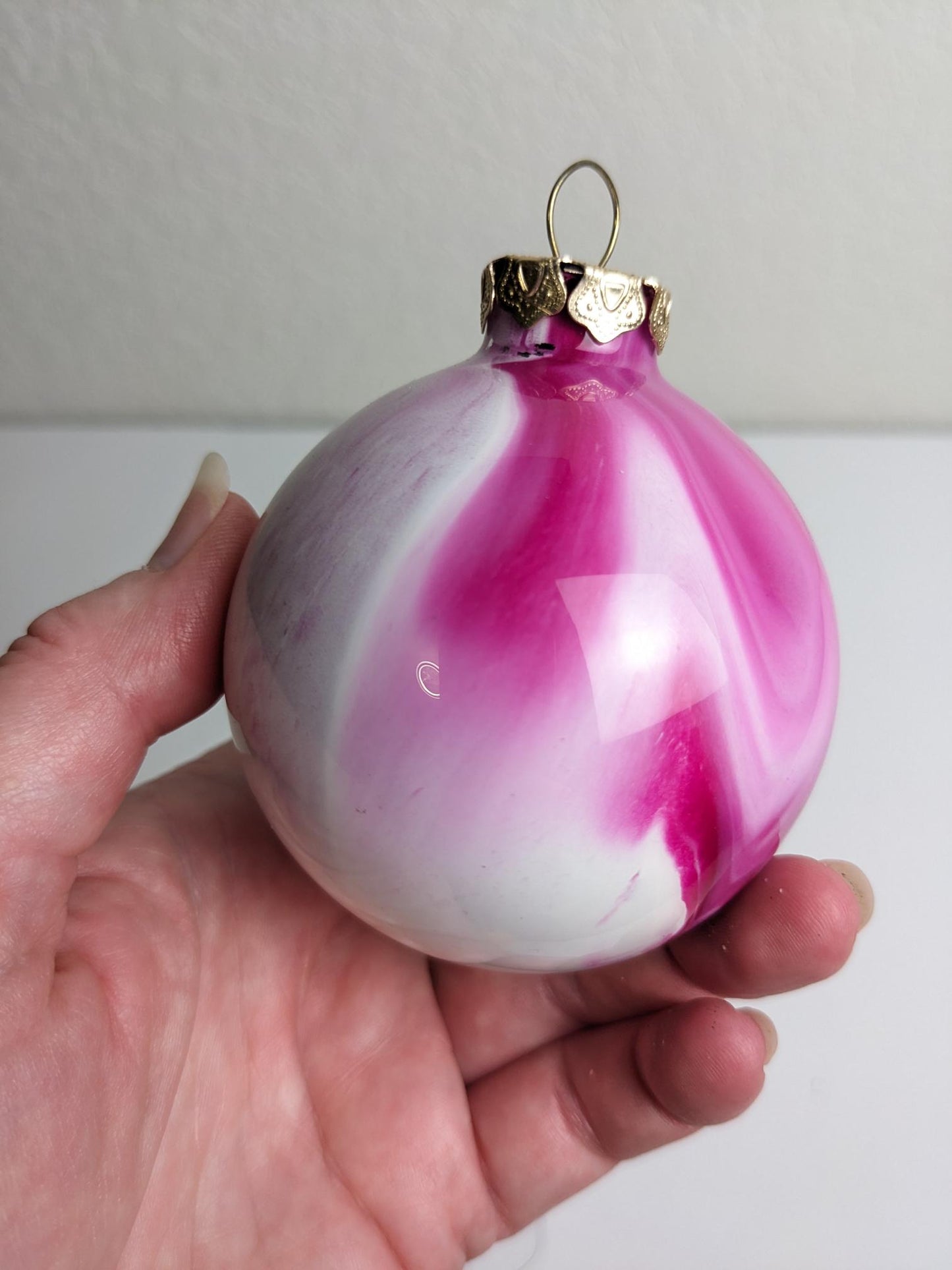 Marble Christmas Ornament Set