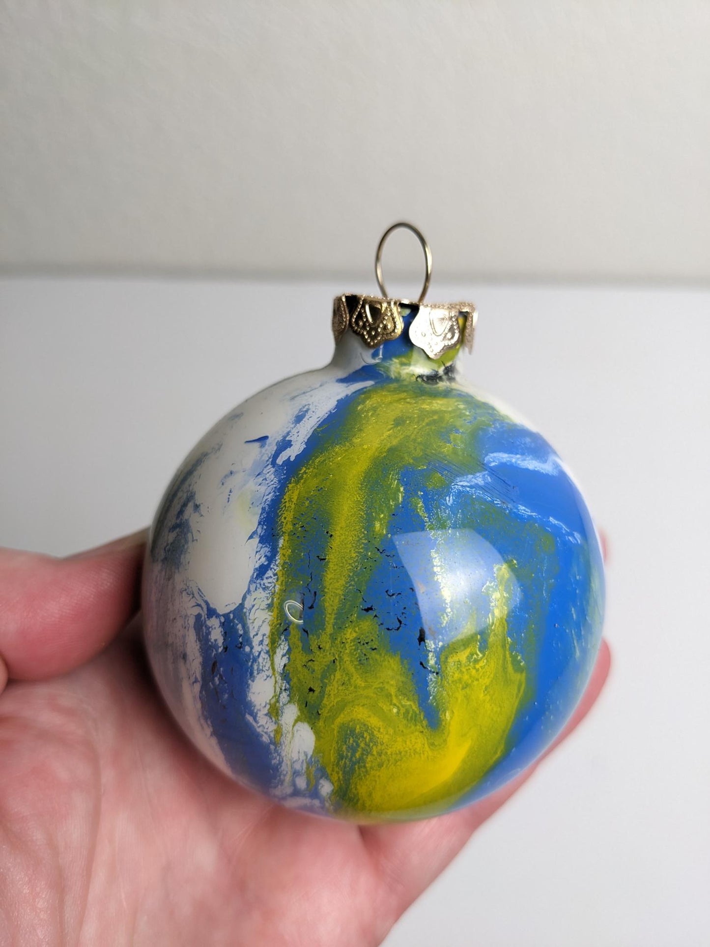 Marble Christmas Ornament Set