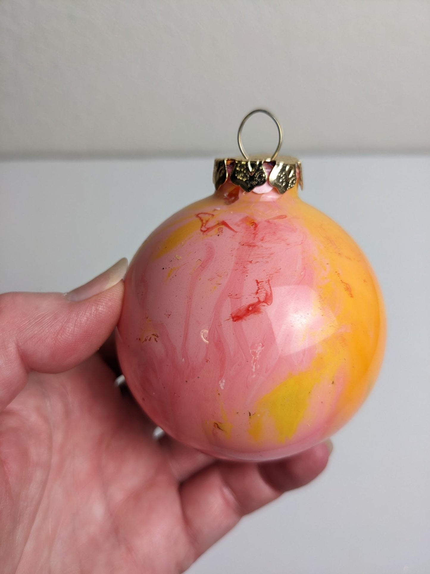 Marble Christmas Ornament Set