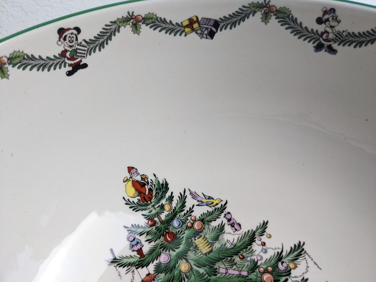 Disney Christmas Tree Spode Christmas Bowl