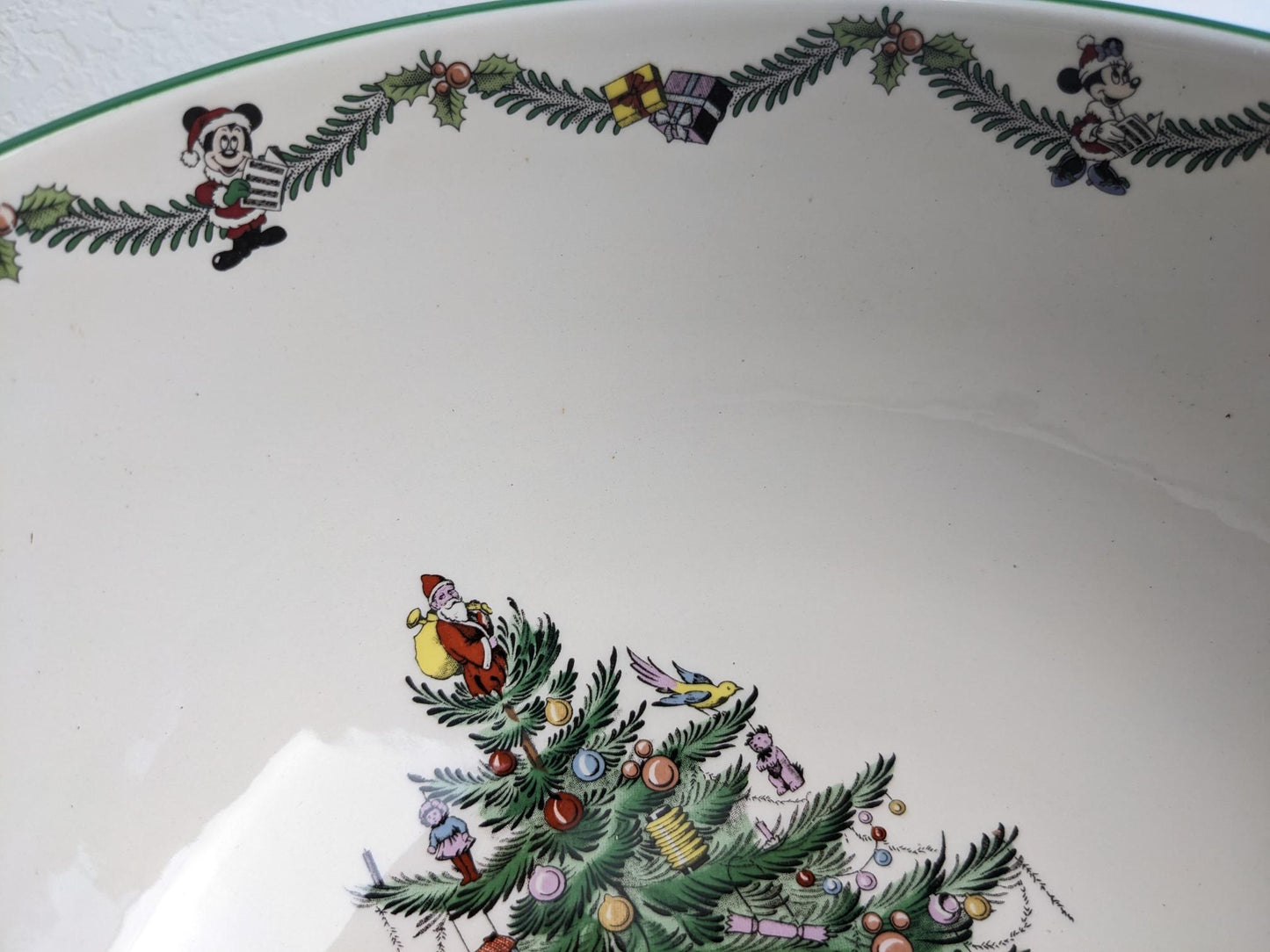 Disney Christmas Tree Spode Christmas Bowl