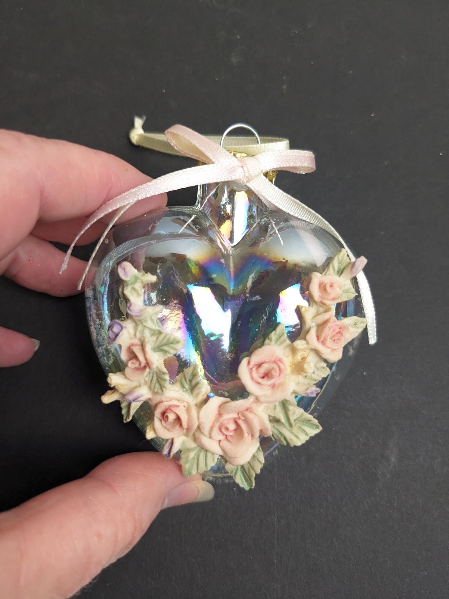 House of Lloyd Vintage Victorian Rose Christmas Ornament Set