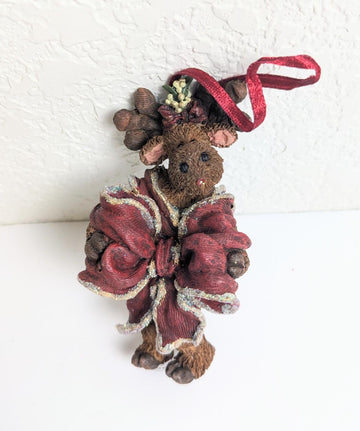 Boyds Monica Kissmoose Christmas Ornament