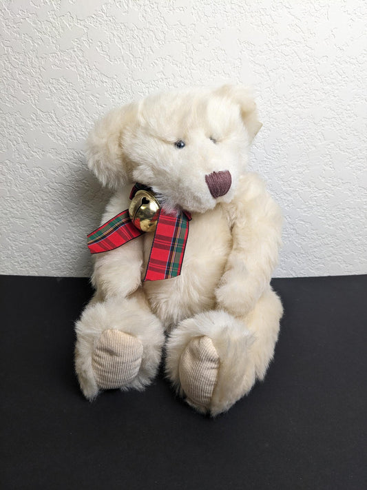 NEW Russ Berrie Sleighbells Christmas Teddy Bear Stuffed Animal