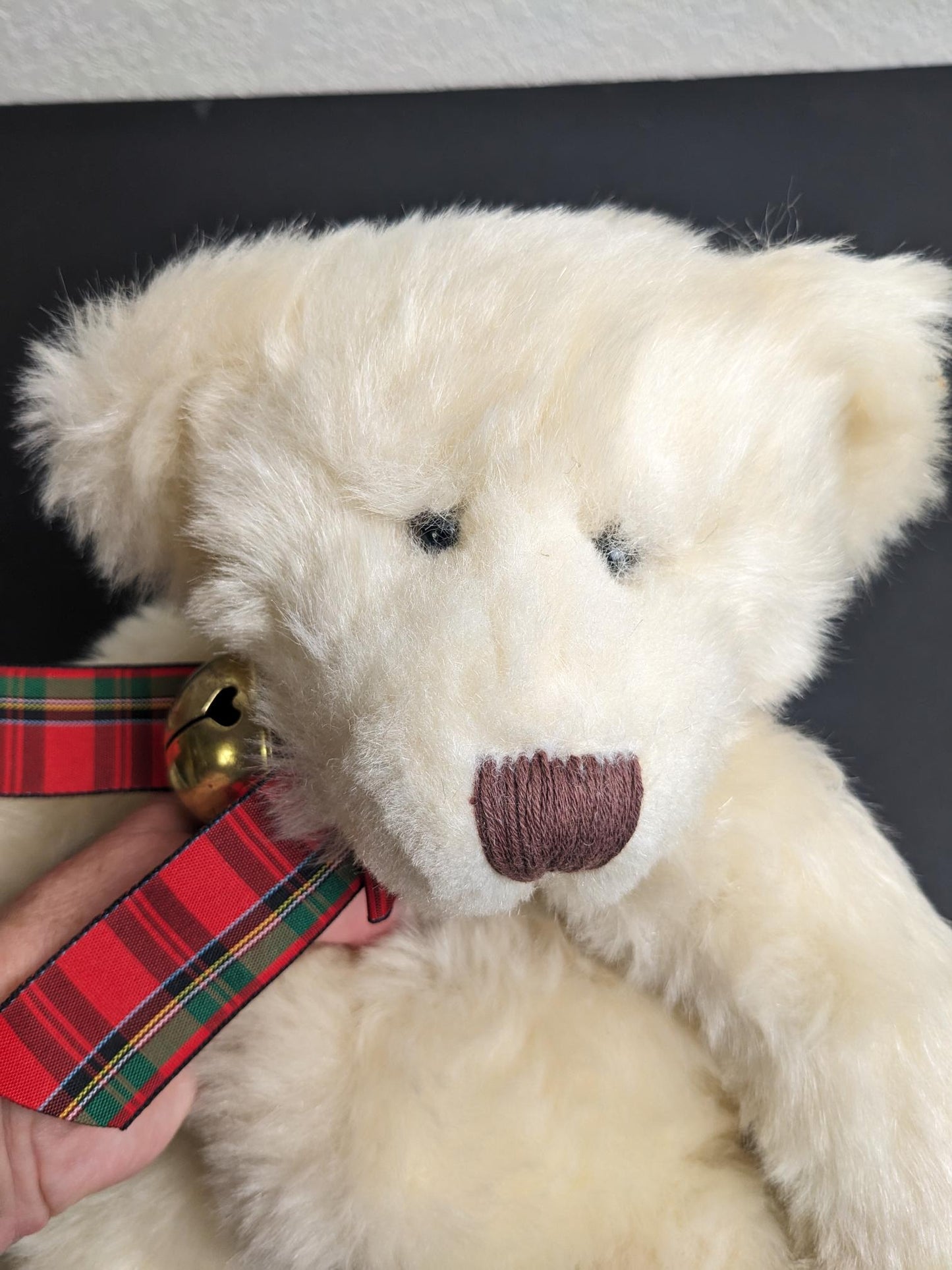 NEW Russ Berrie Sleighbells Christmas Teddy Bear Stuffed Animal