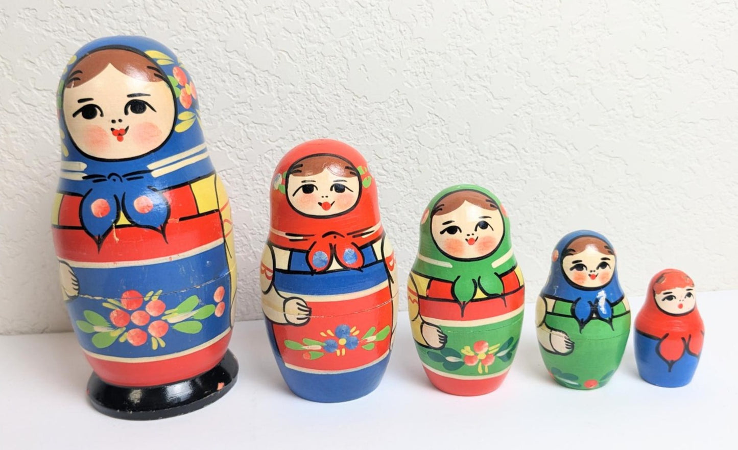 Vintage Russian Nesting Dolls