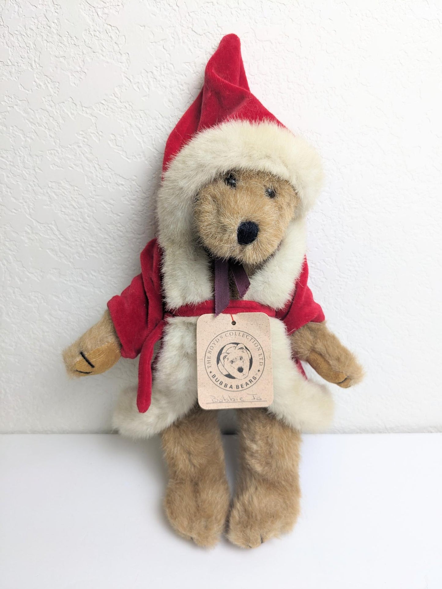 Boyds 'Bobbie Jo' Bubba Bears Christmas Teddy Bear Stuffed Animal