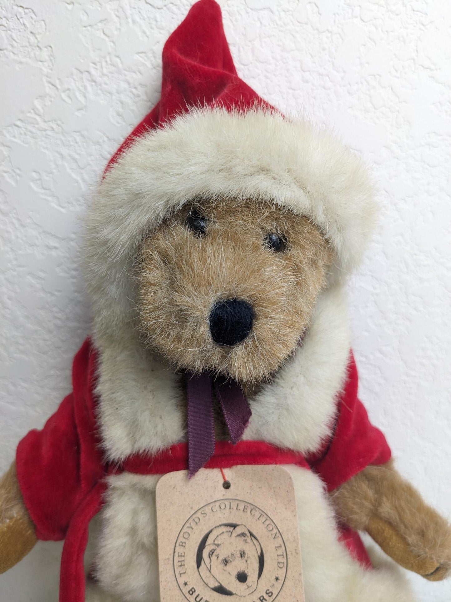 Boyds 'Bobbie Jo' Bubba Bears Christmas Teddy Bear Stuffed Animal