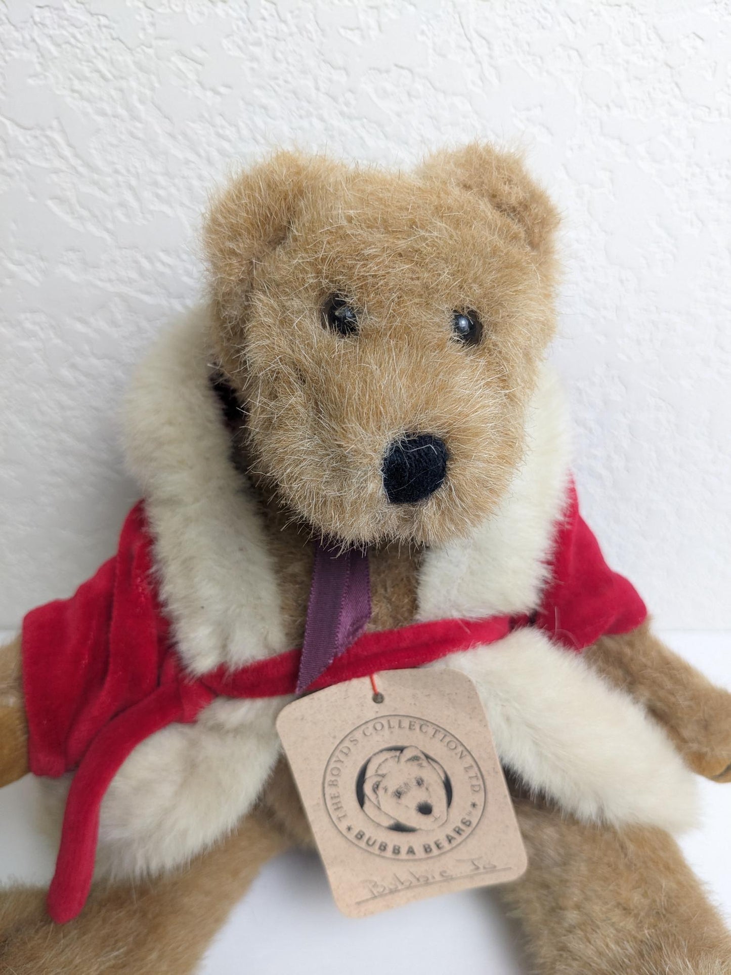 Boyds 'Bobbie Jo' Bubba Bears Christmas Teddy Bear Stuffed Animal