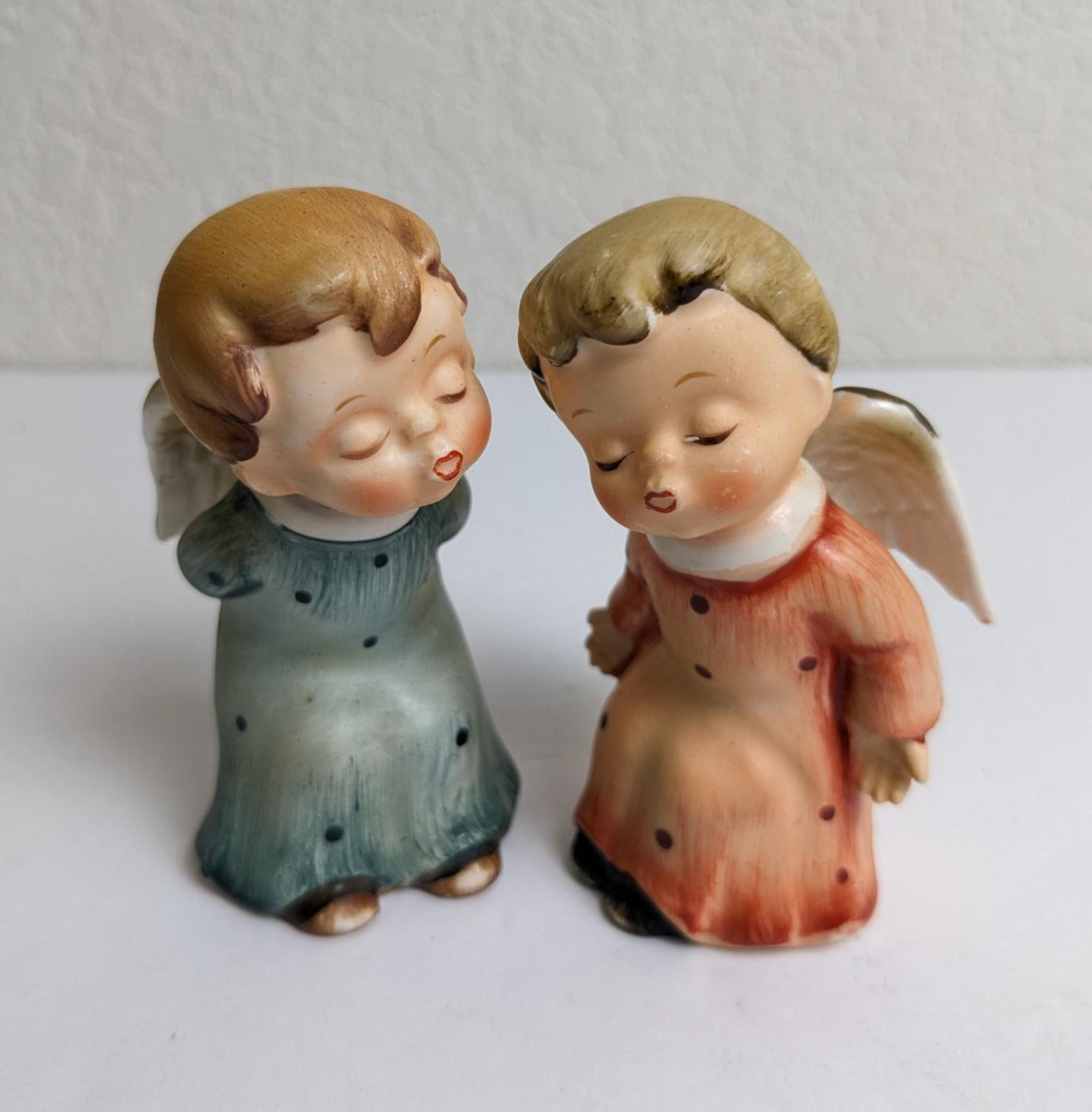 Kissing Angels Alpine Children Salt and Pepper Shaker Set