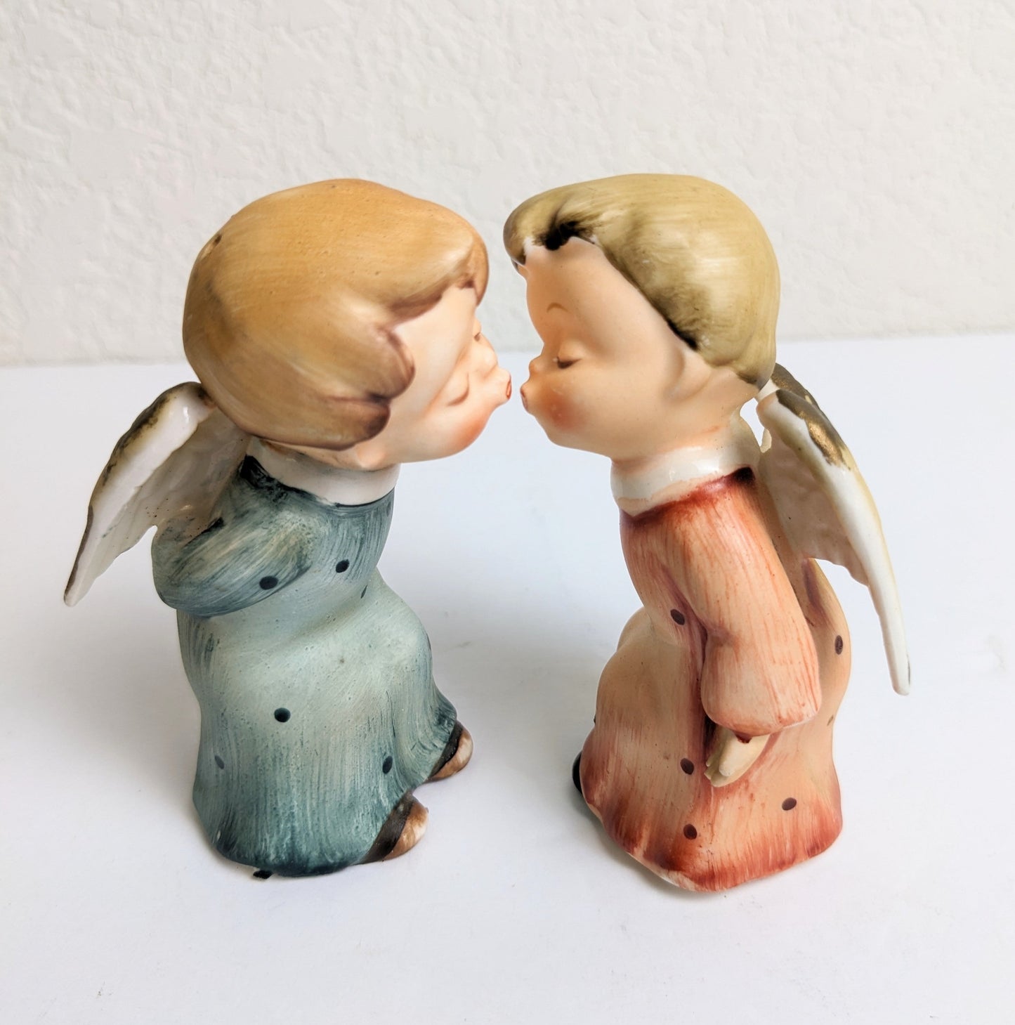 Kissing Angels Alpine Children Salt and Pepper Shaker Set