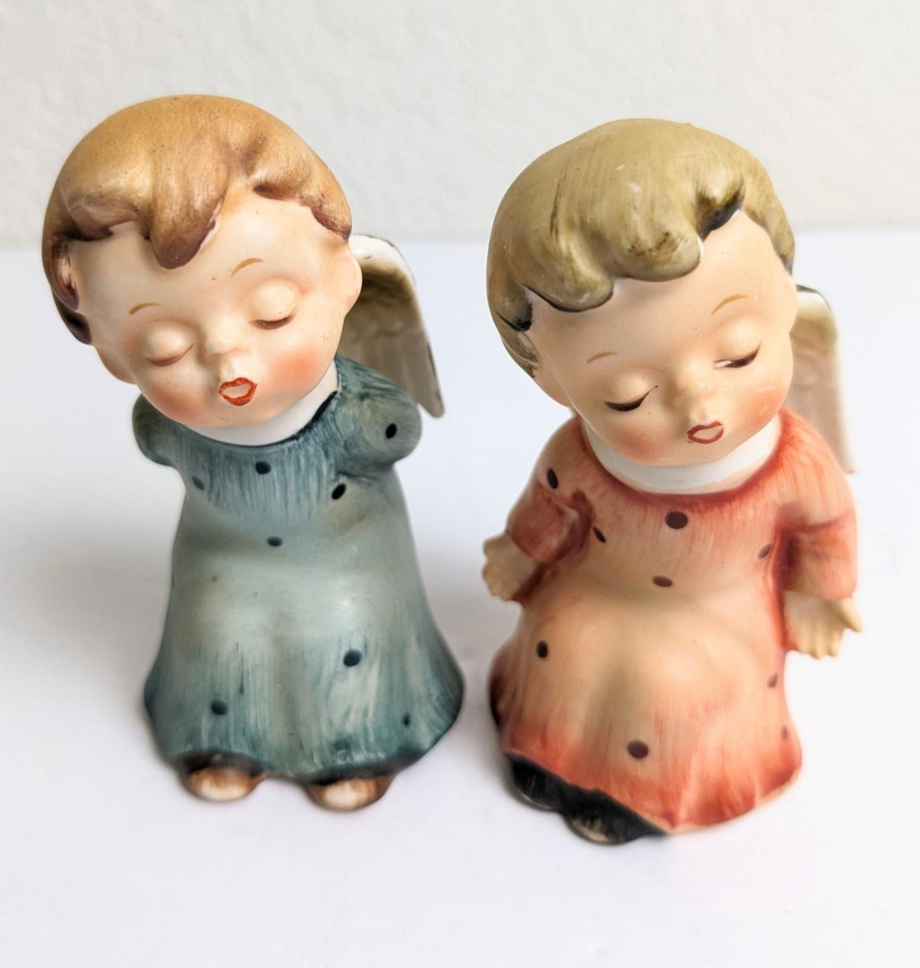 Kissing Angels Alpine Children Salt and Pepper Shaker Set