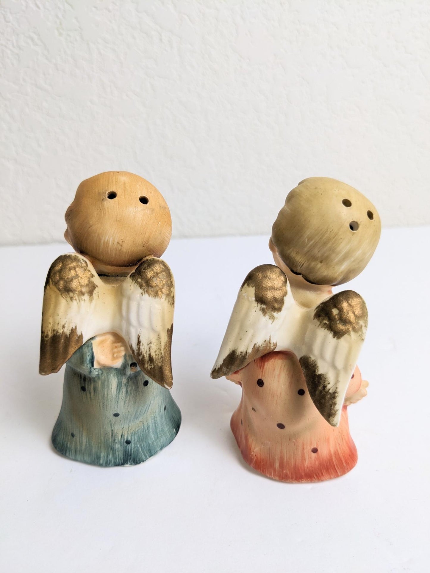 Kissing Angels Alpine Children Salt and Pepper Shaker Set