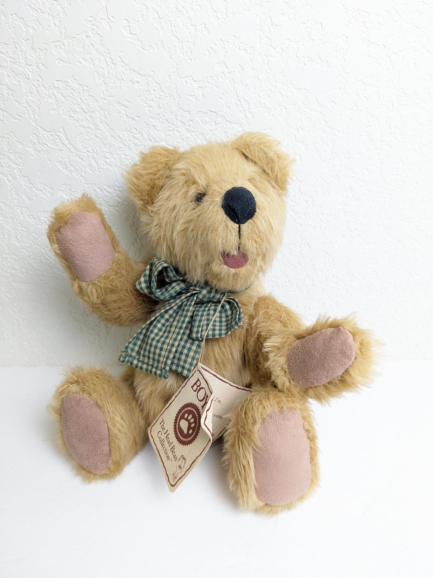 Boyds 'Oswald T. Beansley' Teddy Bear Stuffed Animal