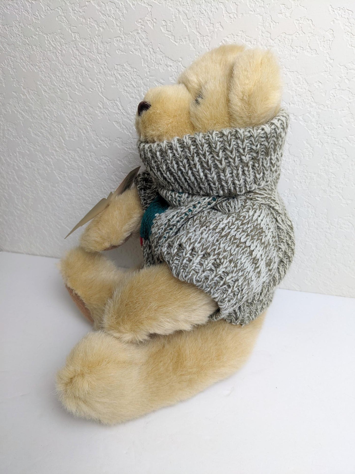 Hallmark Plush Stuffed Animal - Vintage Trevor Teddy Bear in Holiday Sweater