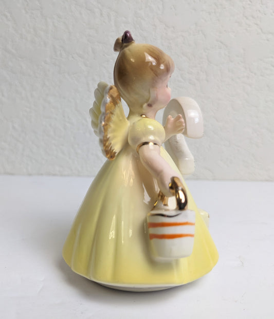 Vintage Josef Originals Third Birthday Angel Girl Figurine