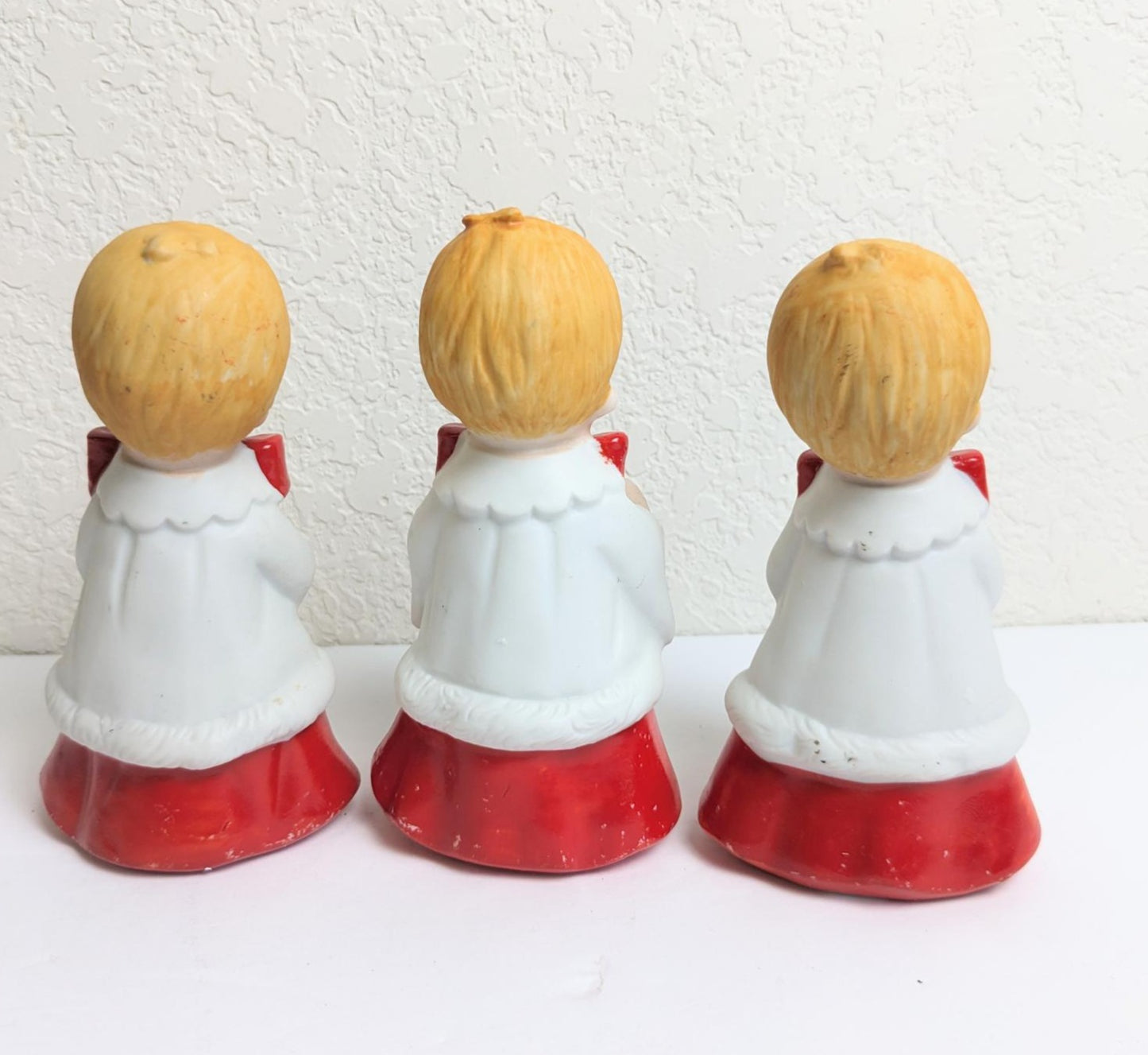 Vintage Homco Choir Boys Christmas Figurines