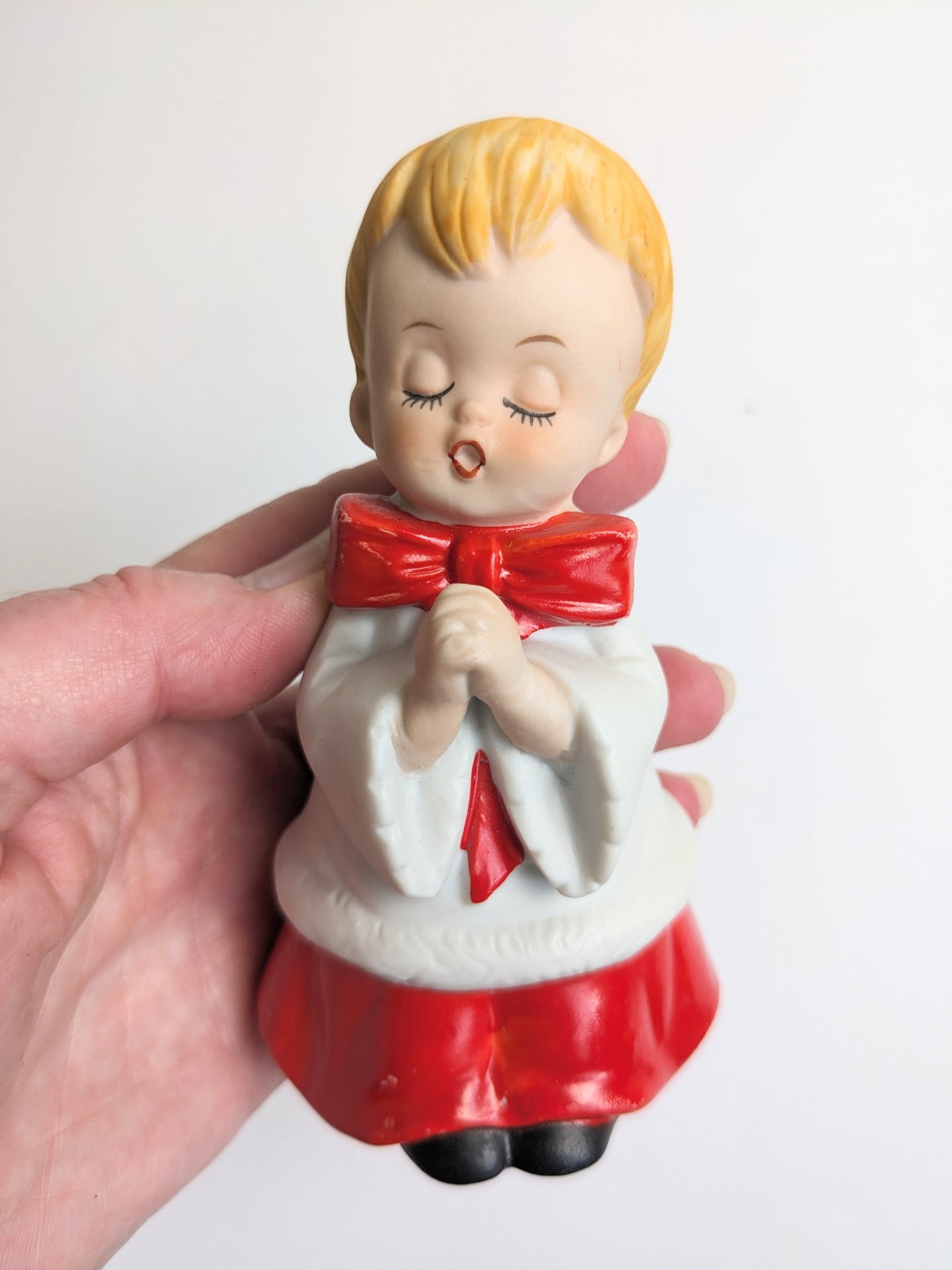 Vintage Homco Choir Boys Christmas Figurines