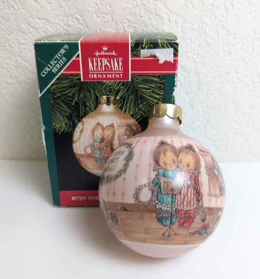 Vintage Hallmark 1990 Home for Christmas Betsey Clark Ornament