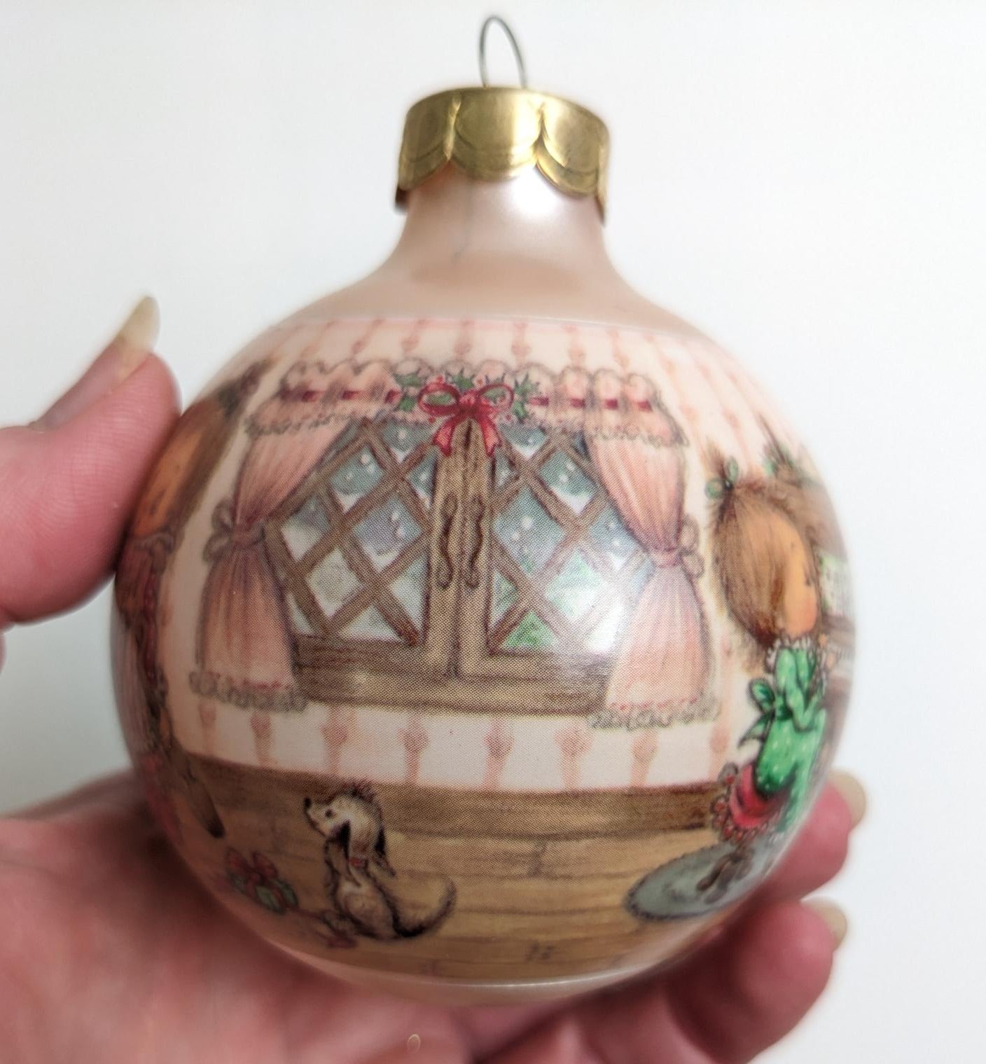 Vintage Hallmark 1990 Home for Christmas Betsey Clark Ornament
