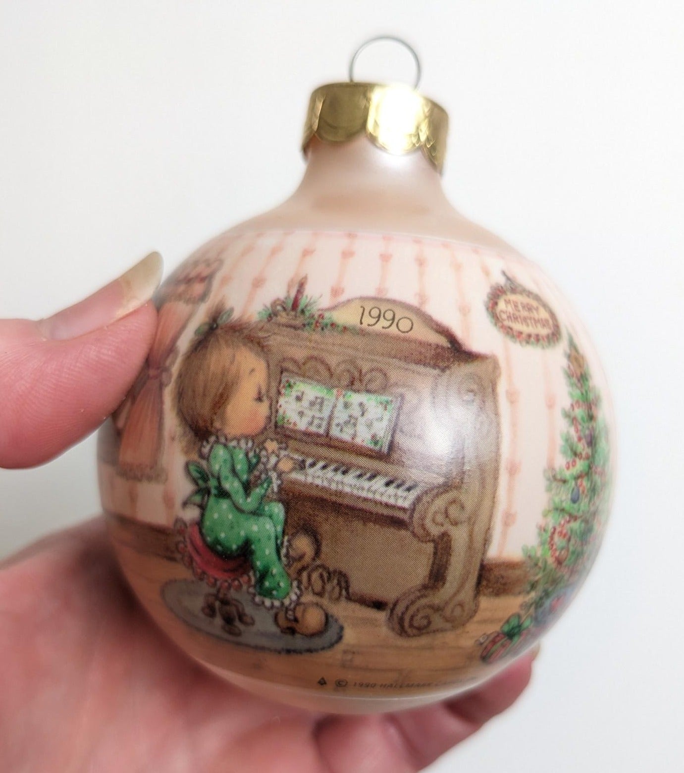 Vintage Hallmark 1990 Home for Christmas Betsey Clark Ornament