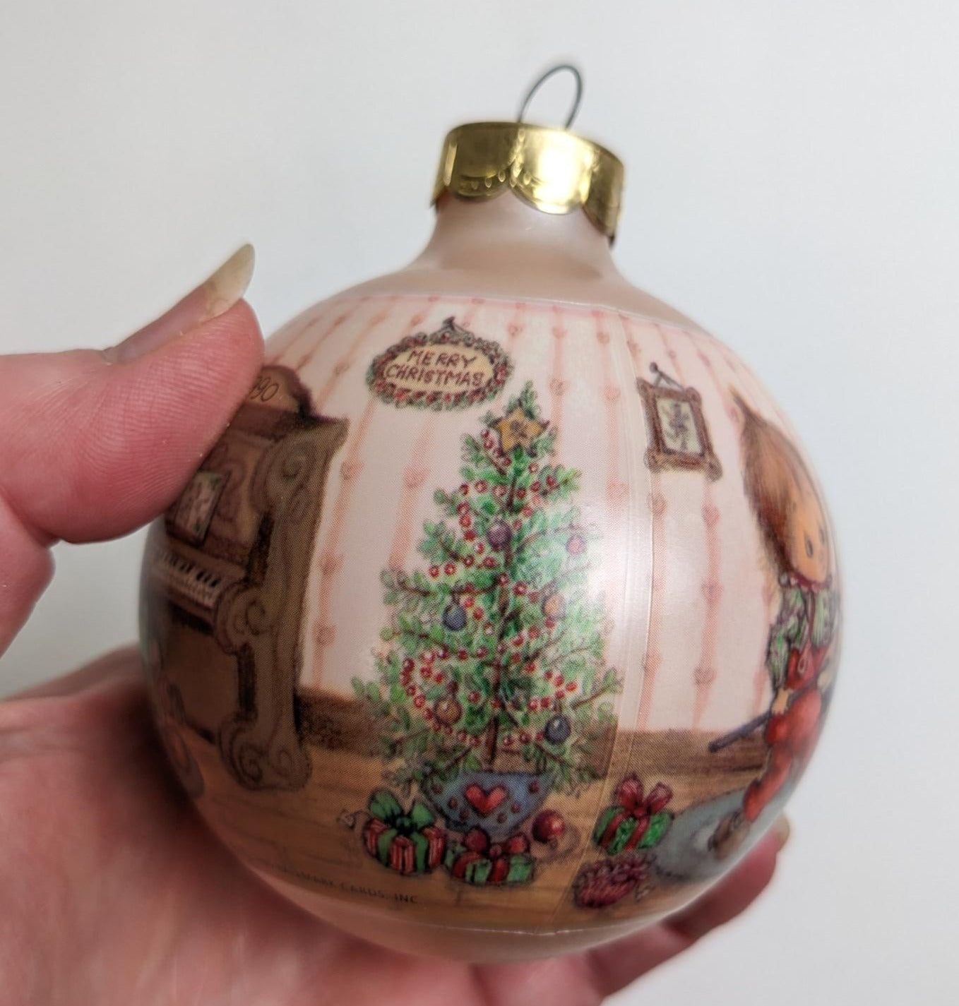 Vintage Hallmark 1990 Home for Christmas Betsey Clark Ornament