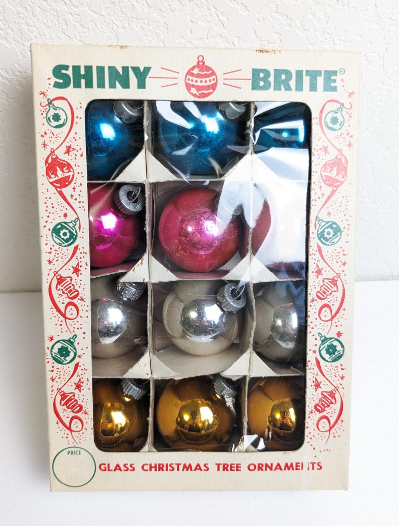 Shiny Brite Small Vintage Christmas Ornaments