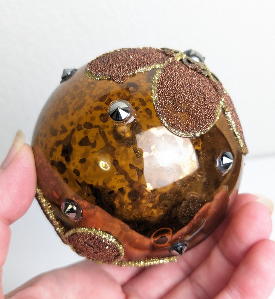 Santa's Best Microbead Christmas Ornament Set