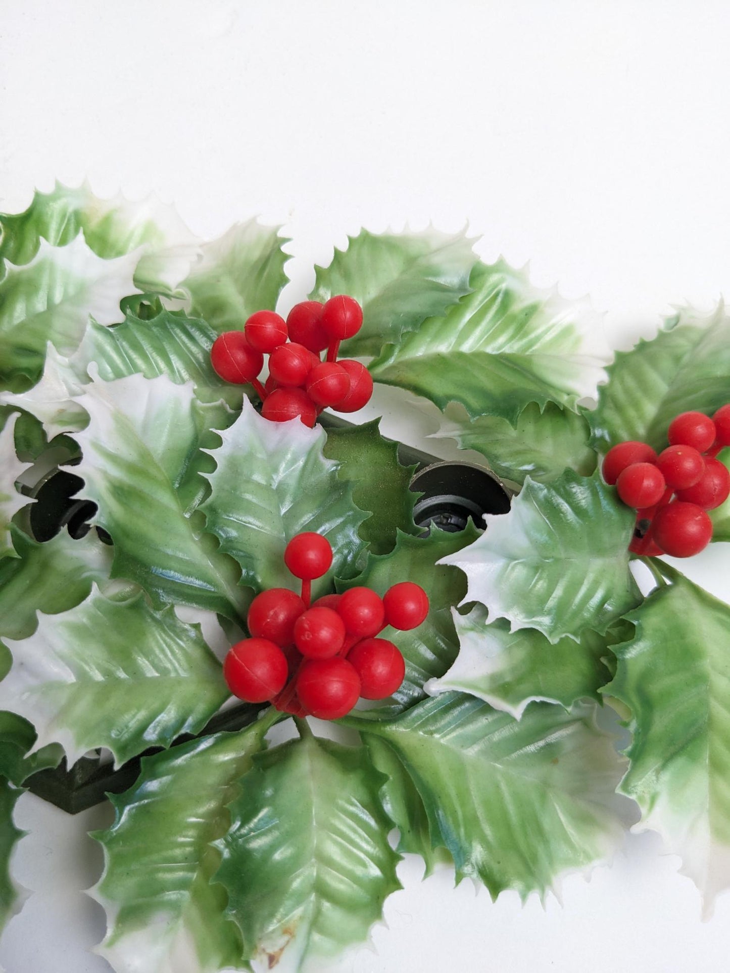 Vintage 1960's Christmas Centerpiece Candle Stick Holders