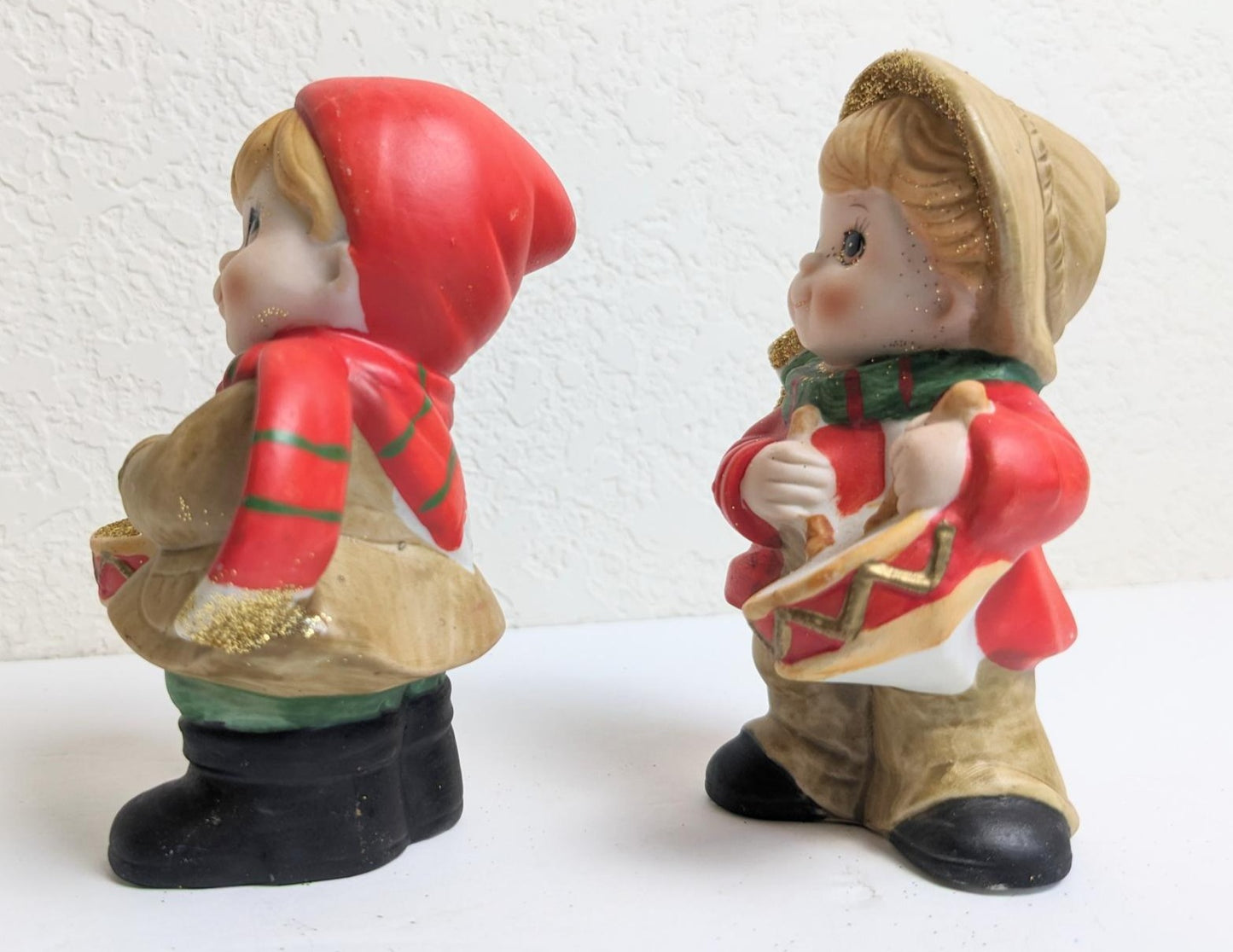 Vintage Homco Drummer Boys Christmas Figurines