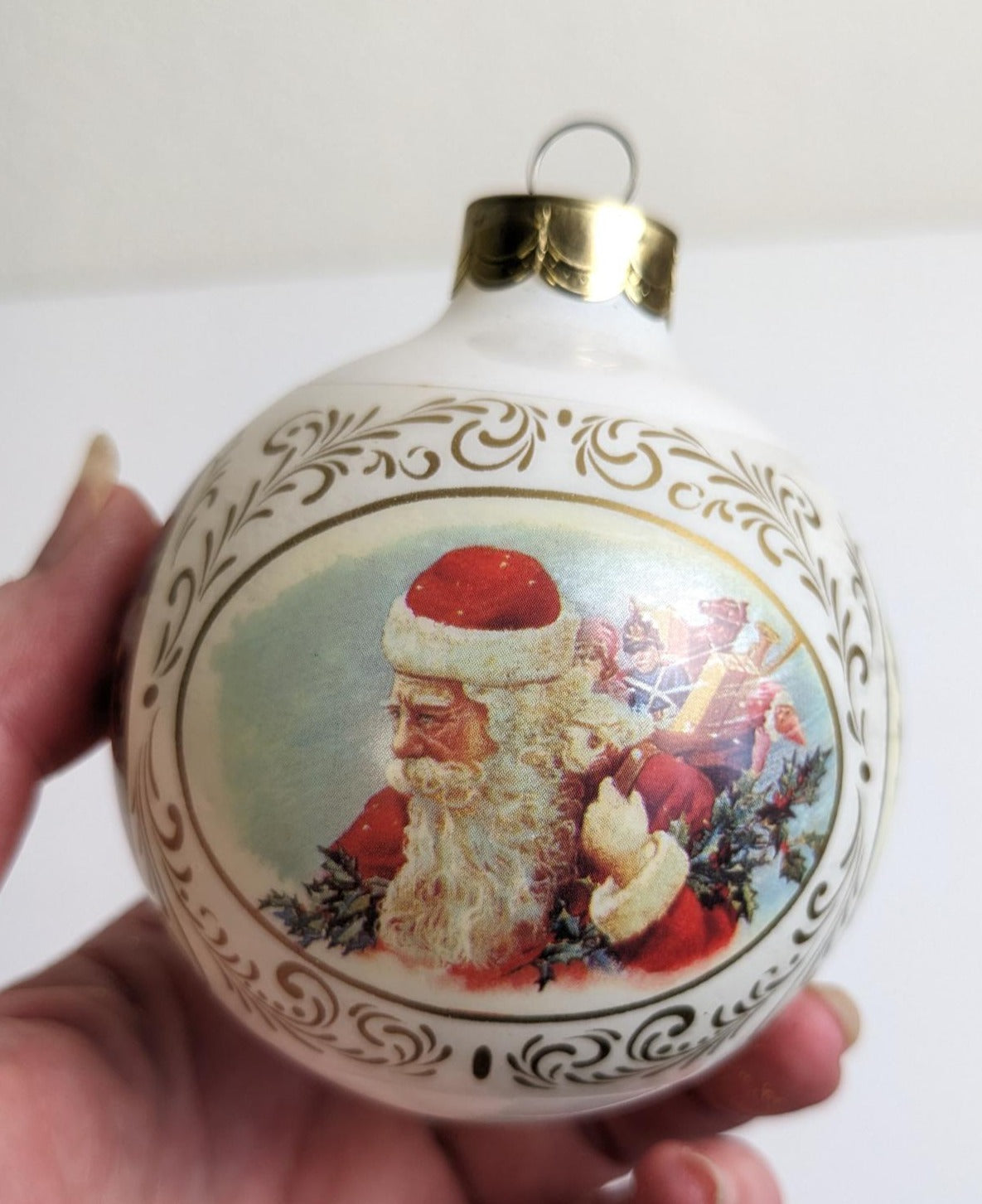 Hallmark 1987 Remembering Santa Christmas Ornament