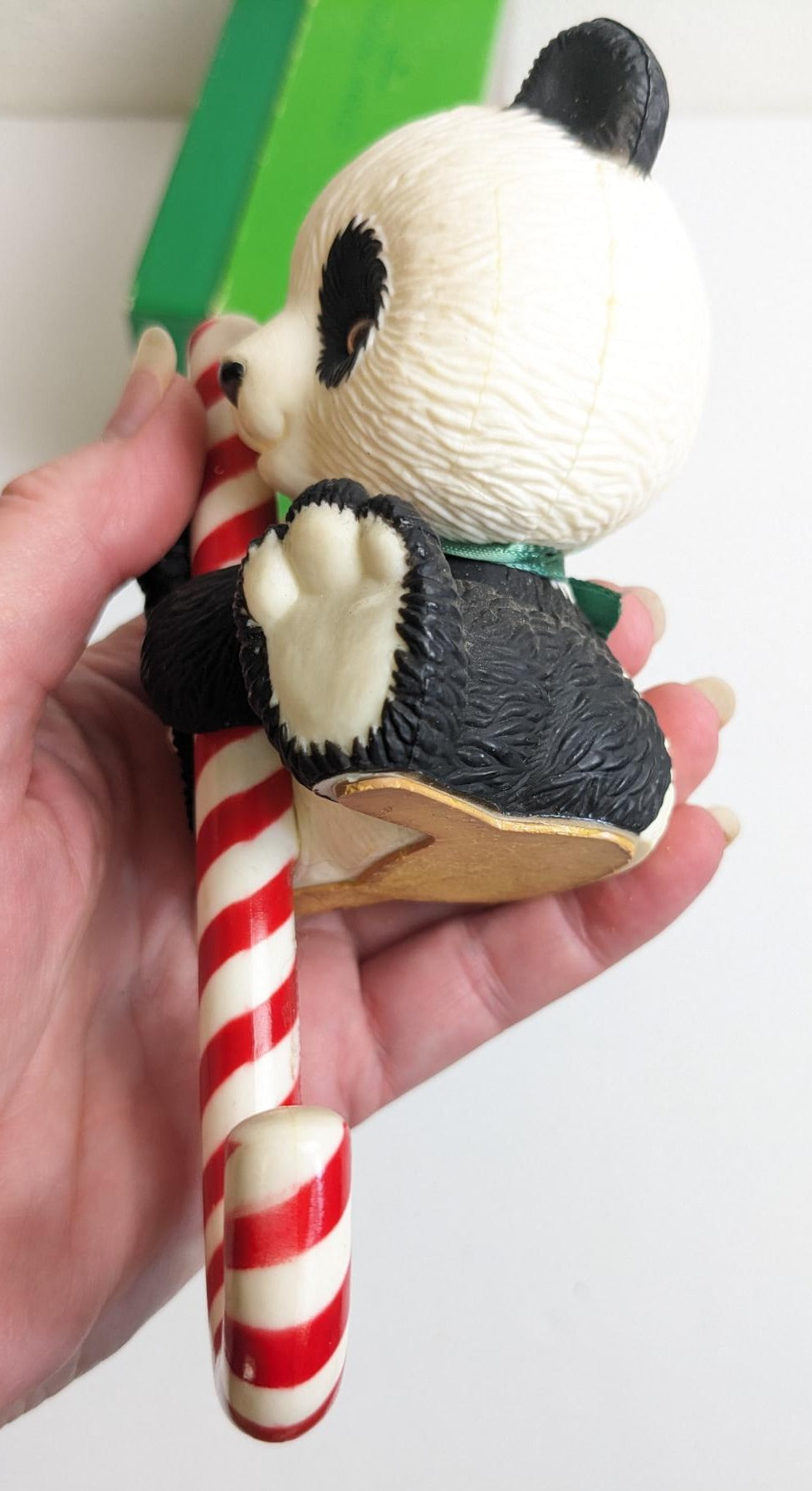 Vintage Hallmark Panda Bear Christmas Stocking Hanger