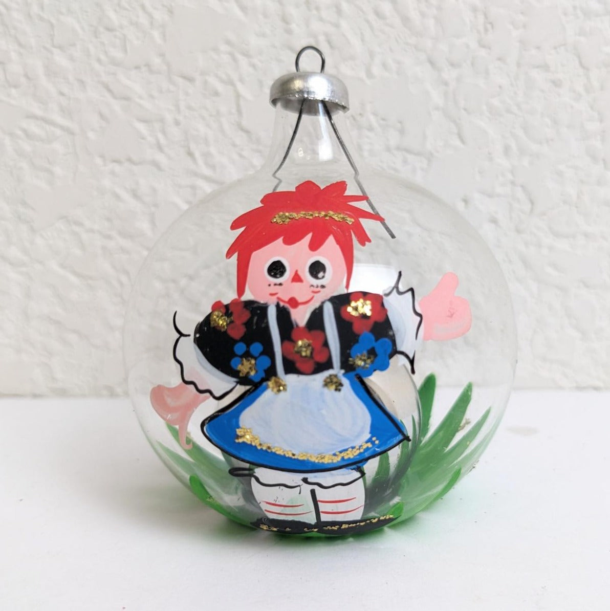 Vintage Inarco Raggedy Ann Christmas Ornament