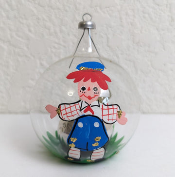 Vintage Inarco Raggedy Andy Christmas Ornament