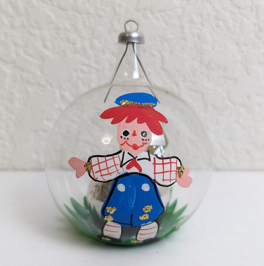 Vintage Inarco Raggedy Andy Christmas Ornament