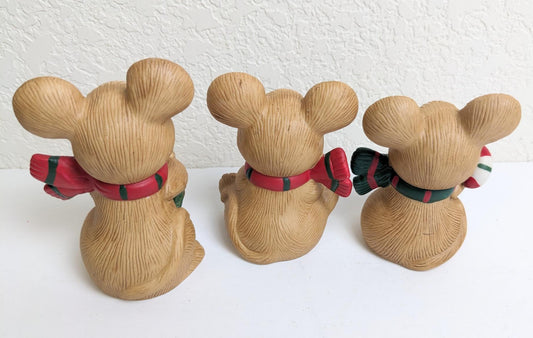 Vintage Homco Christmas Mice Figurines