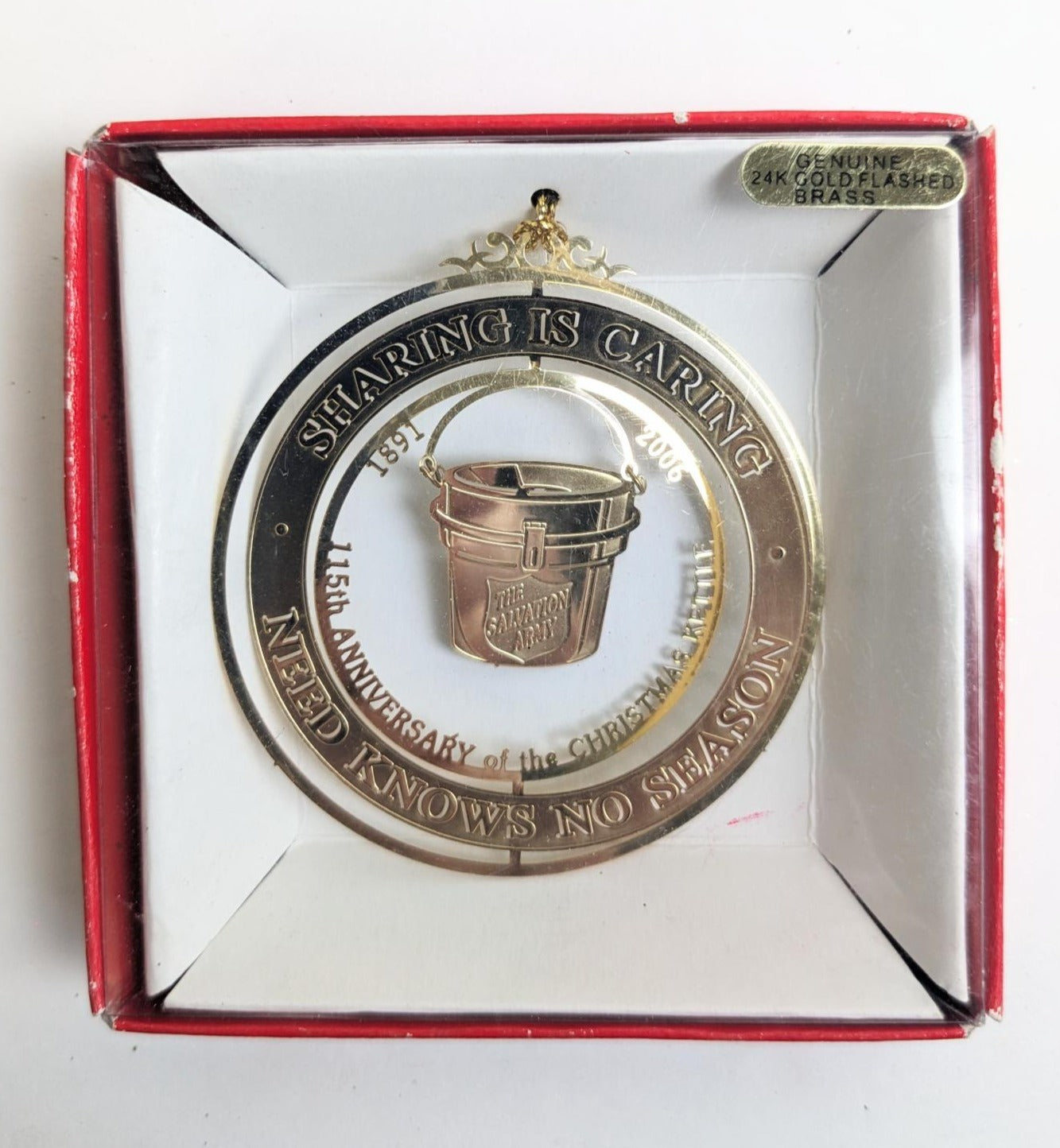 National Treasures Salvation Army Christmas Ornament