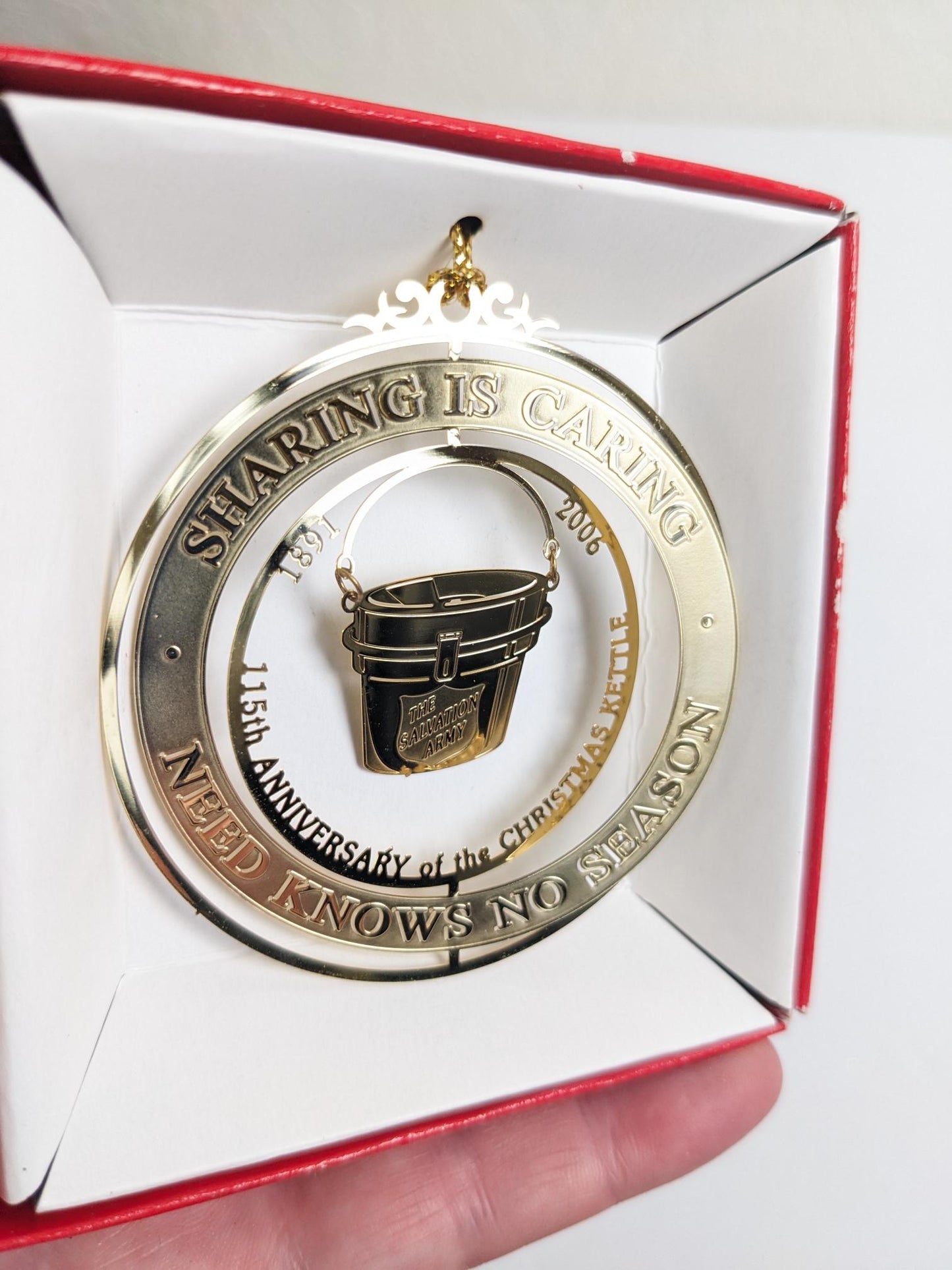 National Treasures Salvation Army Christmas Ornament