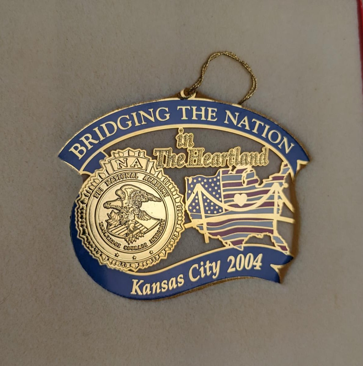 FBI National Academy Conference Kansas City Christmas Ornament